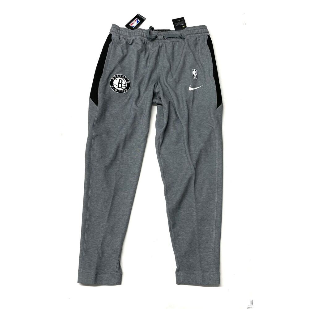 Nike Brooklyn Nets Showtime Warm-up Tech Pants Joggers 2XL 932959-032 NBA XXL